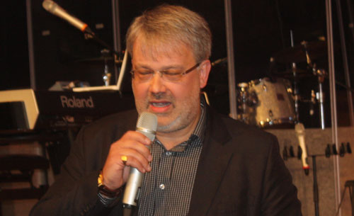 Lennart Torebring talar på ledardag för NNVK