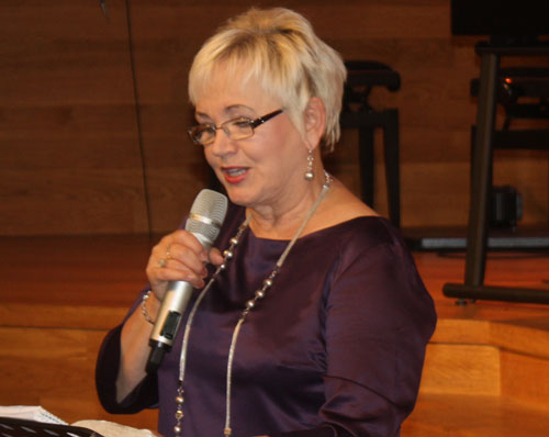 Linda Bergling talar på ledardag för NNVK